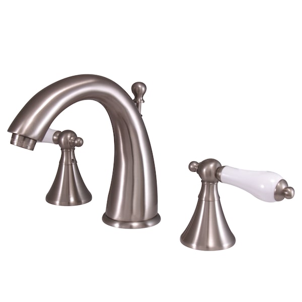 8" Widespread Bathroom Faucet, Brushed Nickel